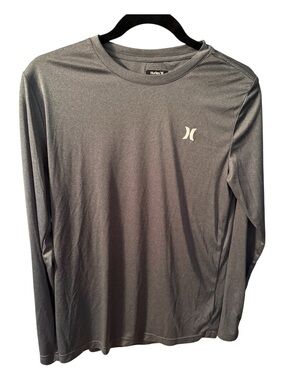Hurley Kids Long Sleeve Rashguard - Gray